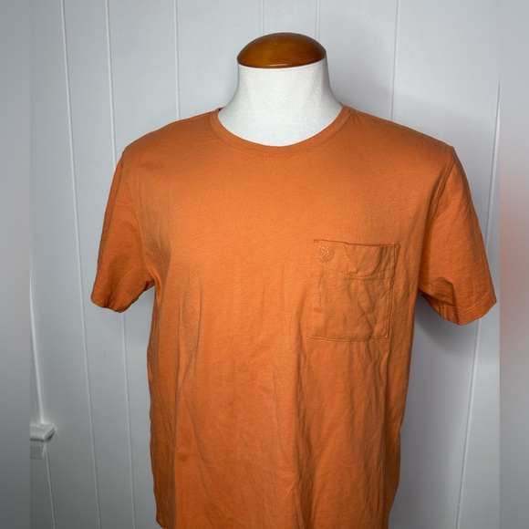 Fjallraven Mens Ovik T-Shirt - Orange - Picture 2 of 9